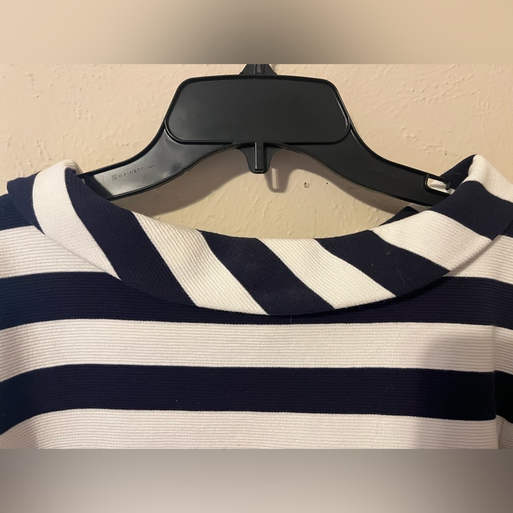 Talbots striped sweater, Size M - Picture 4 of 7